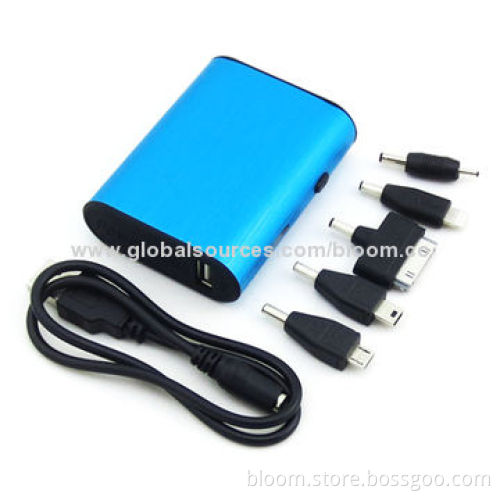 Rechargeable Power Bank with 5,200mAh Capacity for Smartphones and Digital Camera, CE/RoHS/FCC MarksNew